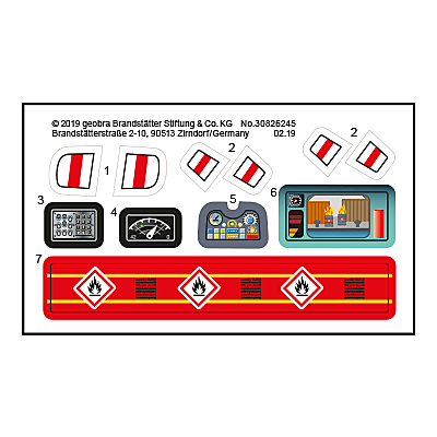 30826245_sparepart/Etikett 70335 "Feuerwehreinsatz mit Heli